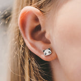 Panda Stud Hypoallergenic Earrings