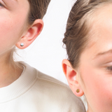 Kids Smiley Face Hypoallergenic Stud Earrings