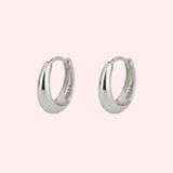Curved Hoop Earrings