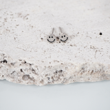 Kids Smiley Face Hypoallergenic Stud Earrings