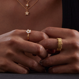 Adjustable Textured Ring