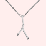 Cancer Zodiac Constellation Hypoallergenic Necklace