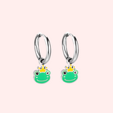 Frog Prince Charm Hypoallergenic Hoop