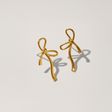 Party Ribbon Stud Earrings