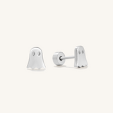 Double Trouble Ghost Flat Back Earrings