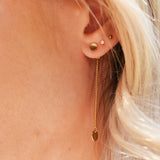 Disc Drop Hypoallergenic Earring Backs