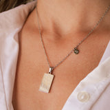Capricorn Zodiac Tarot Card Necklace