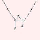Libra Zodiac Constellation Hypoallergenic Necklace