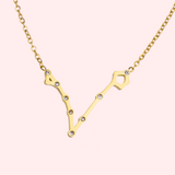 Pisces Zodiac Constellation Hypoallergenic Necklace