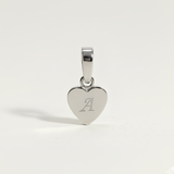 Heart Initial Charm