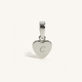 Heart Initial Charm