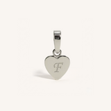 Heart Initial Charm
