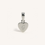Heart Initial Charm