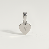 Heart Initial Charm