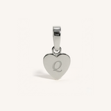 Heart Initial Charm