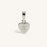 Heart Initial Charm