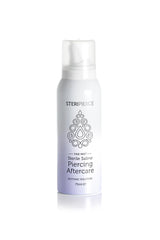 SteriPierce sterile saline piercing aftercare mist bottle on a white background