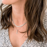 A-Z Letter Necklace Silver