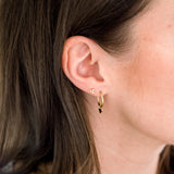 Mini Heart Huggie Hypoallergenic Hoop Earrings