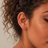 Gourd-geous Pumpkin Flat Back Earrings