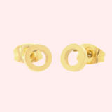 Mini Open Circle Hypoallergenic Earrings