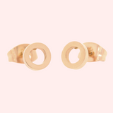 Mini Open Circle Hypoallergenic Earrings