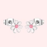 Colourful Flower Hypoallergenic Earrings