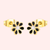 Colourful Flower Hypoallergenic Earrings