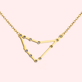 Capricorn Zodiac Constellation Hypoallergenic Necklace