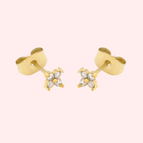 Delicate Hydrangea Stud Earrings