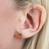 Pumpkin Hypoallergenic Earrings