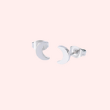Half Moon Cresent Stud Hypoallergenic Earrings