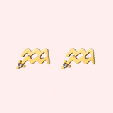 Zodiac Sign Hypoallergenic Earrings