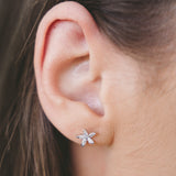 5 Marquise CZ Petal Flower Hypoallergenic Earrings