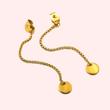 Disc Drop Hypoallergenic Earring Backs