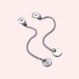 Disc Drop Hypoallergenic Earring Backs
