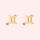 Zodiac Sign Hypoallergenic Earrings