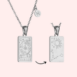 Zodiac Tarot Card Necklace