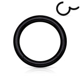 Single Hinged Segment Hypoallergenic Ring