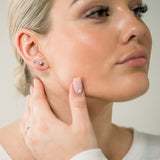 Rounded Star Hypoallergenic Earrings