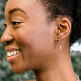 Lightning Bolt Huggie Hypoallergenic Earrings