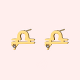 Zodiac Sign Hypoallergenic Earrings