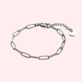 Paperclip Chain Hypoallergenic Bracelet