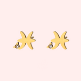Zodiac Sign Hypoallergenic Earrings