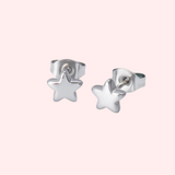 Rounded Star Hypoallergenic Earrings