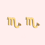 Zodiac Sign Hypoallergenic Earrings