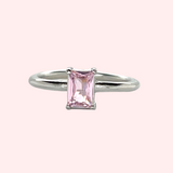 Colourful Cubic Zirconia Hypoallergenic Ring