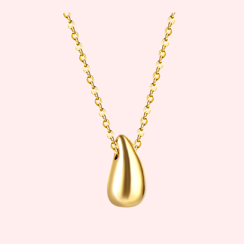 Chunky Teardrop Hypoallergenic Necklace