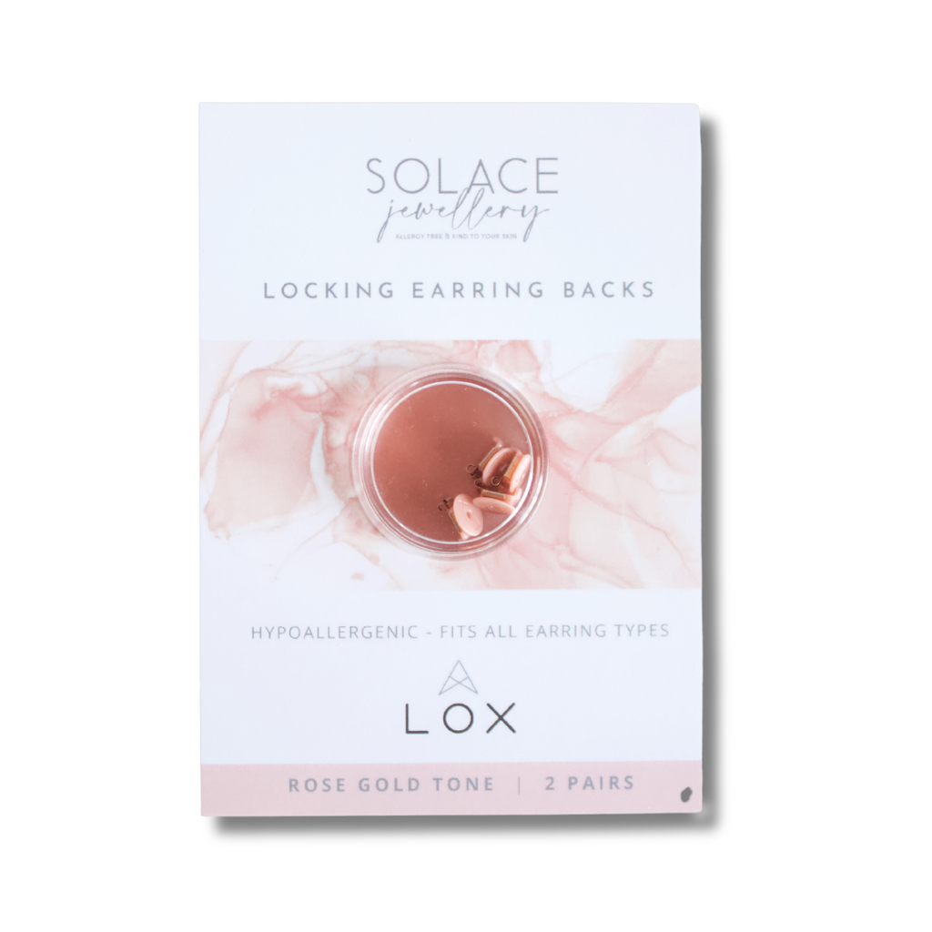 Lox Secure Locking Earring Backs - 2 Pairs