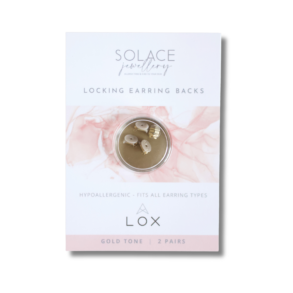 Lox Secure Locking Earring Backs - 2 Pairs